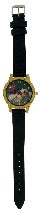 Black Wood Rose Ladies Jewelry Watch