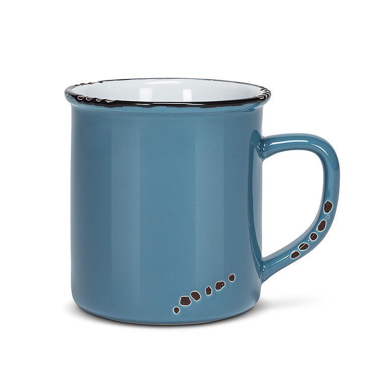 Ceramic Enamel Style Mug- DENIM