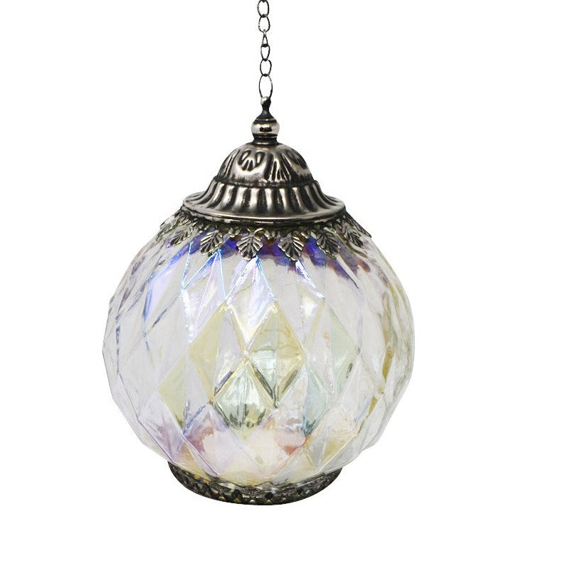 Iridescent Clear Lantern LED