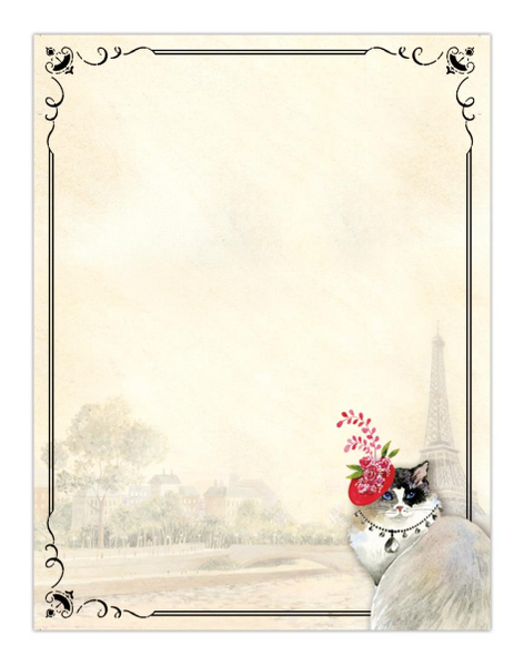 Paris Cat Pocket Notepad