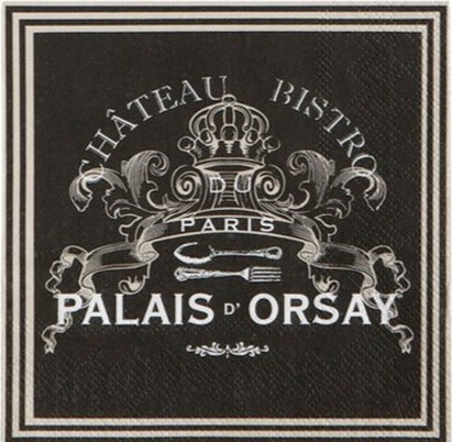 Cocktail Paper Napkin: Chateau