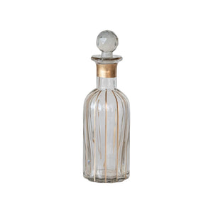 Large Striped Decanter