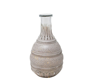 Antiqued Grey Vase