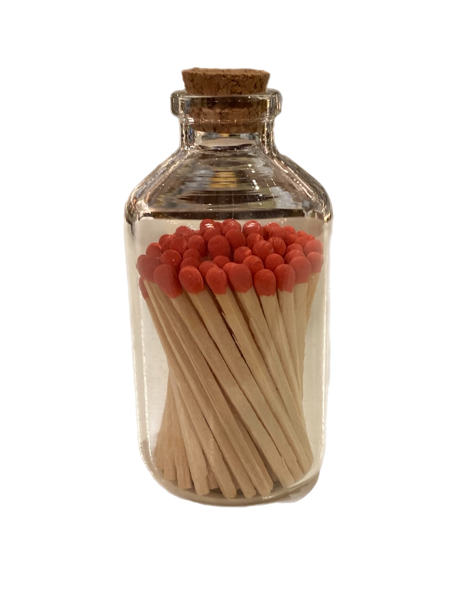 Red Coloured Matches In Jar