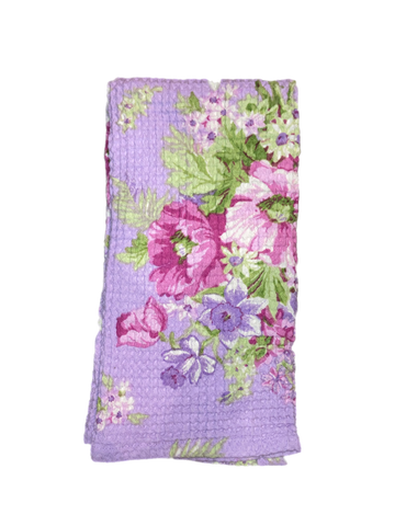 April Cornell Charming Tea Towel - Purple, INDIVIDUALLY SOLD