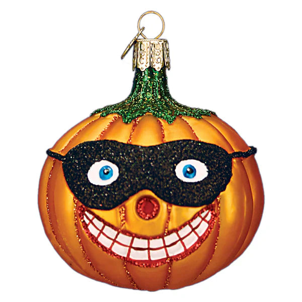 Masked Jack O' Lantern Ornament