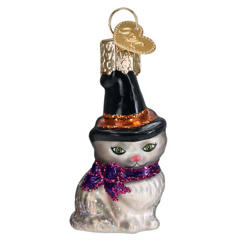 Mini Witch Kitten Ornament