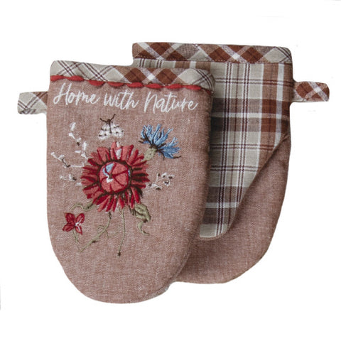 Home With Nature Oven Mitt, INDIVIDUALLY SOLD