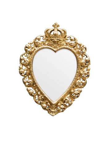 Heart With Crown Mirror