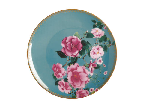 Blue Floral Plate