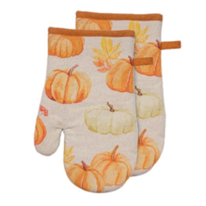 Pumpkin Oven Mitt, Set Of 2