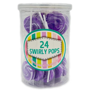 Grape Swirly Pops