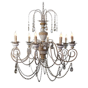 Provenciale Antiqued Chandelier