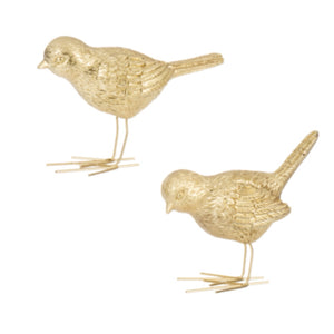 Assorted Gold Bird Figurine, INDIVIDUALLY SOLD