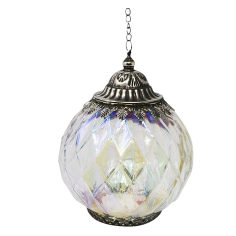 Iridescent Clear Lantern LED