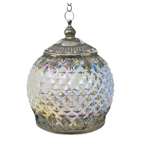 Iridescent Clear Lantern LED