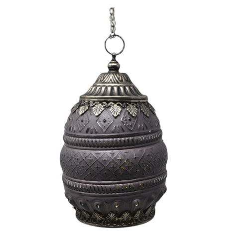 Antiqued Smoke Lantern LED