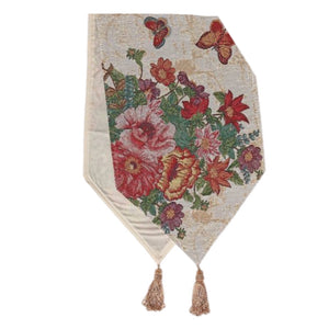 Floral Tapestry Table Runner