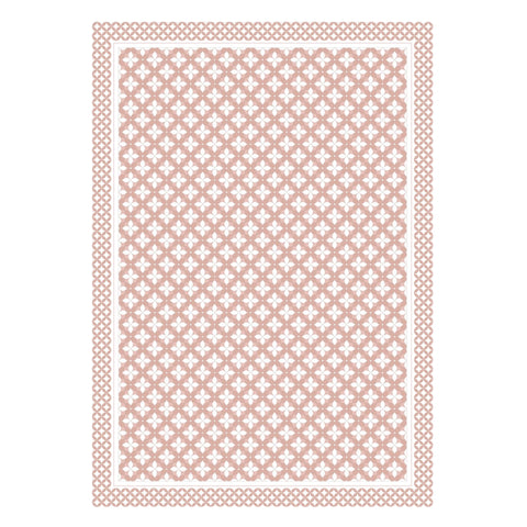 Pink Tile Tea Towel