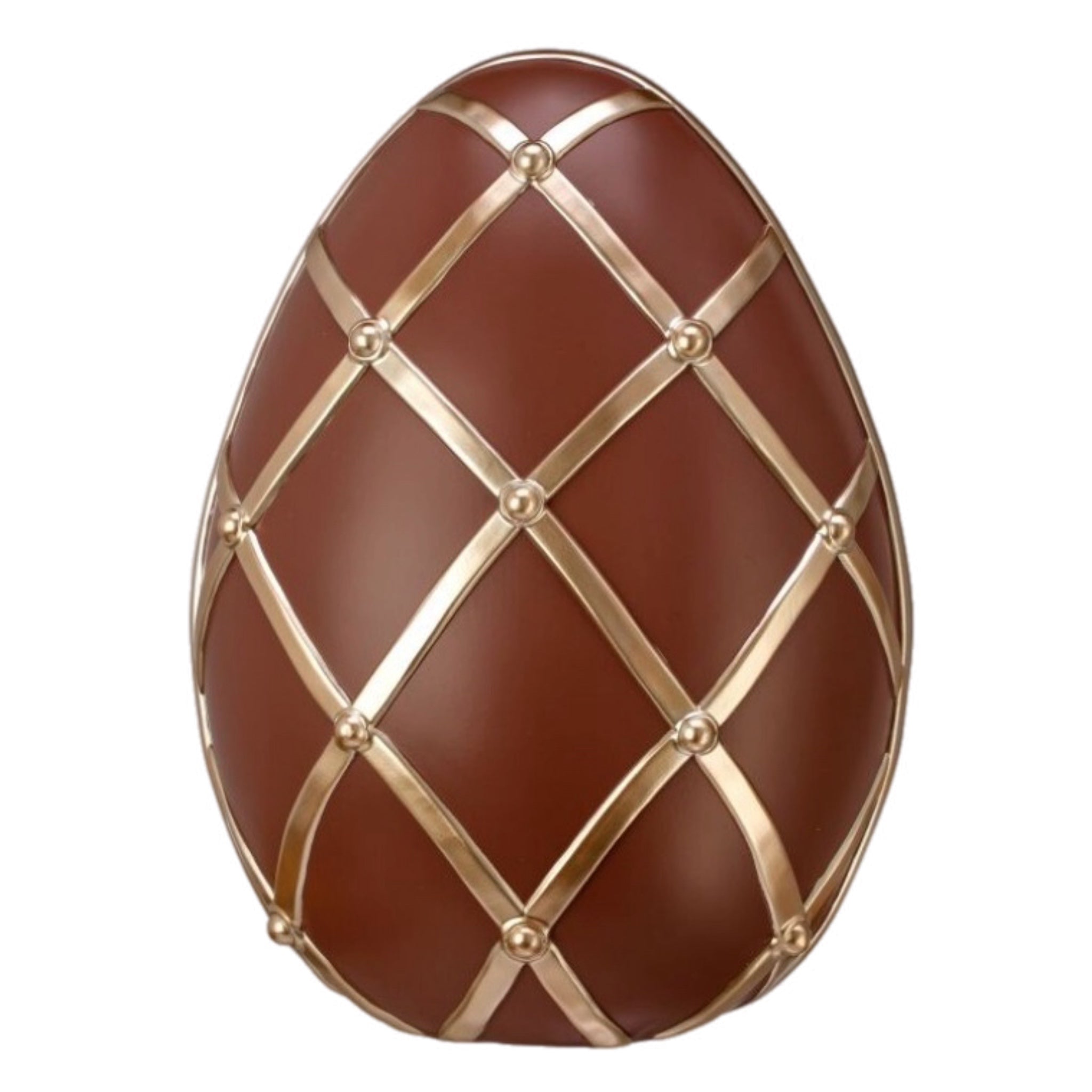 Chocolate Lattice Easter Egg Figurine - LARGE