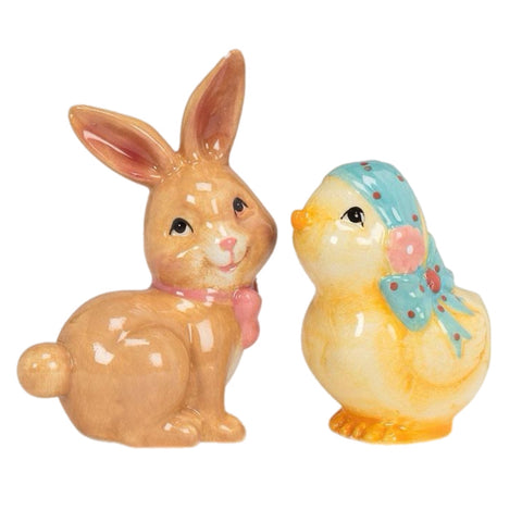 Bunny And Chick Salt & Pepper, Set Of 2