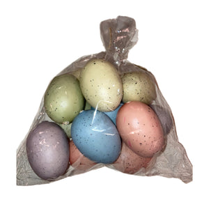 Mutlicoloured Mixed Eggs In Bag - LARGE