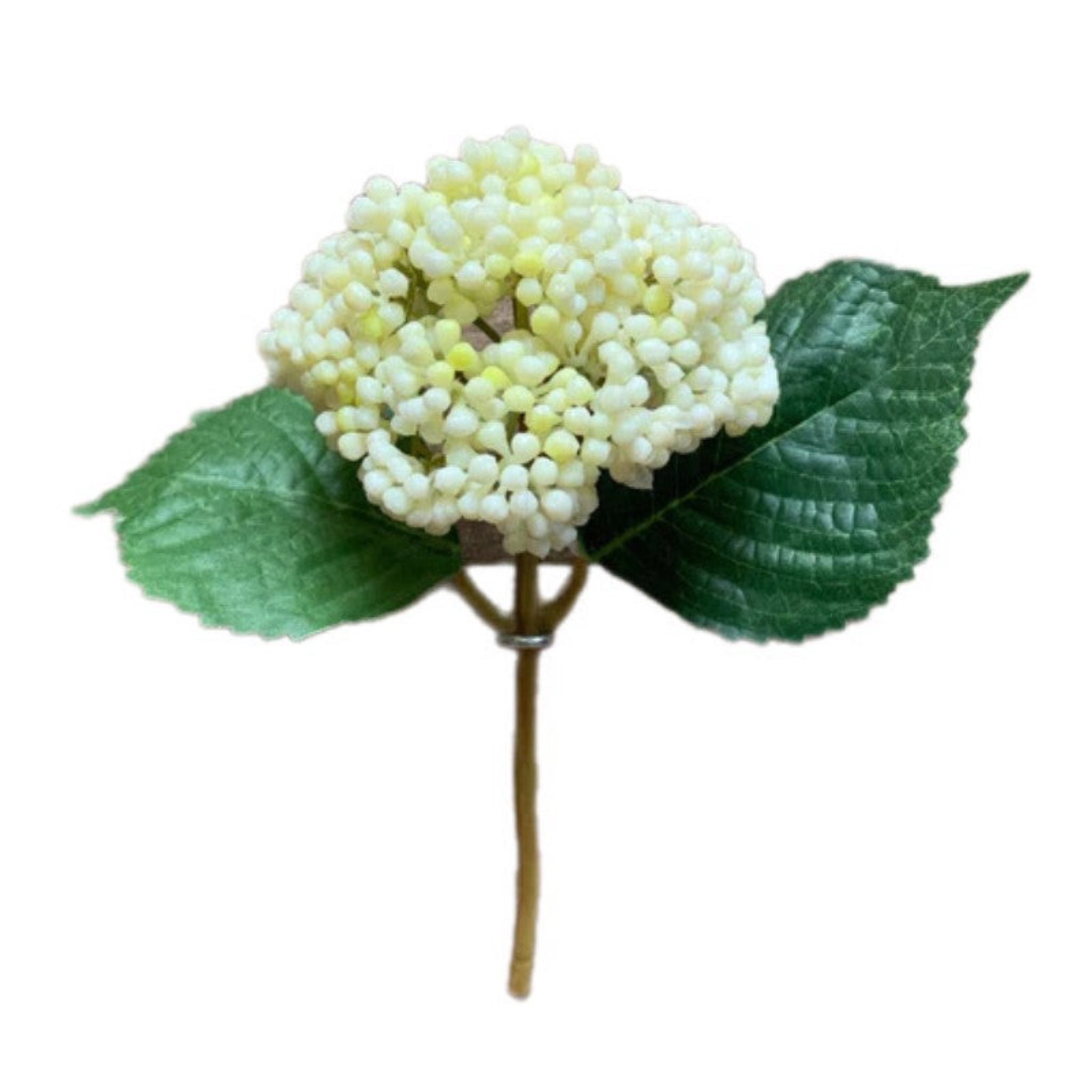 10" Cream Seeded Hydrangea Bouquet