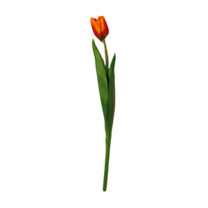 18" Orange Tulip Stem