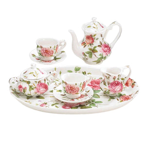 Mini Rose Tea Set