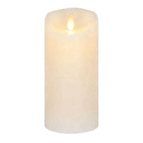 3" X 6.5" Pillar Flameless Candle: Ivory