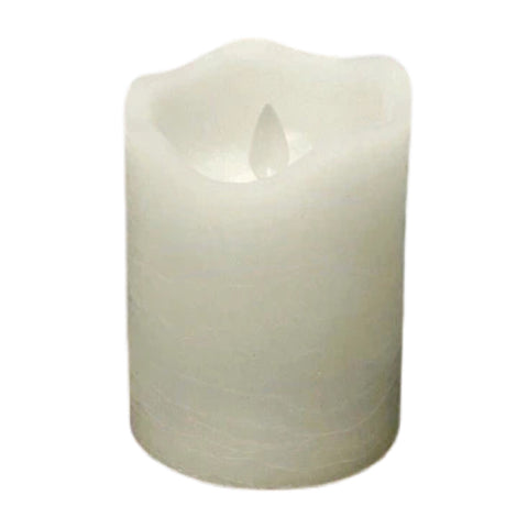 3" X 4" Pillar Flameless Candle: Ivory