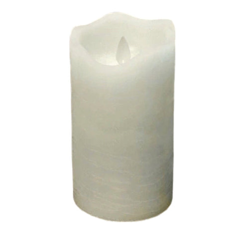 3" X 6" Pillar Flameless Candle: Ivory