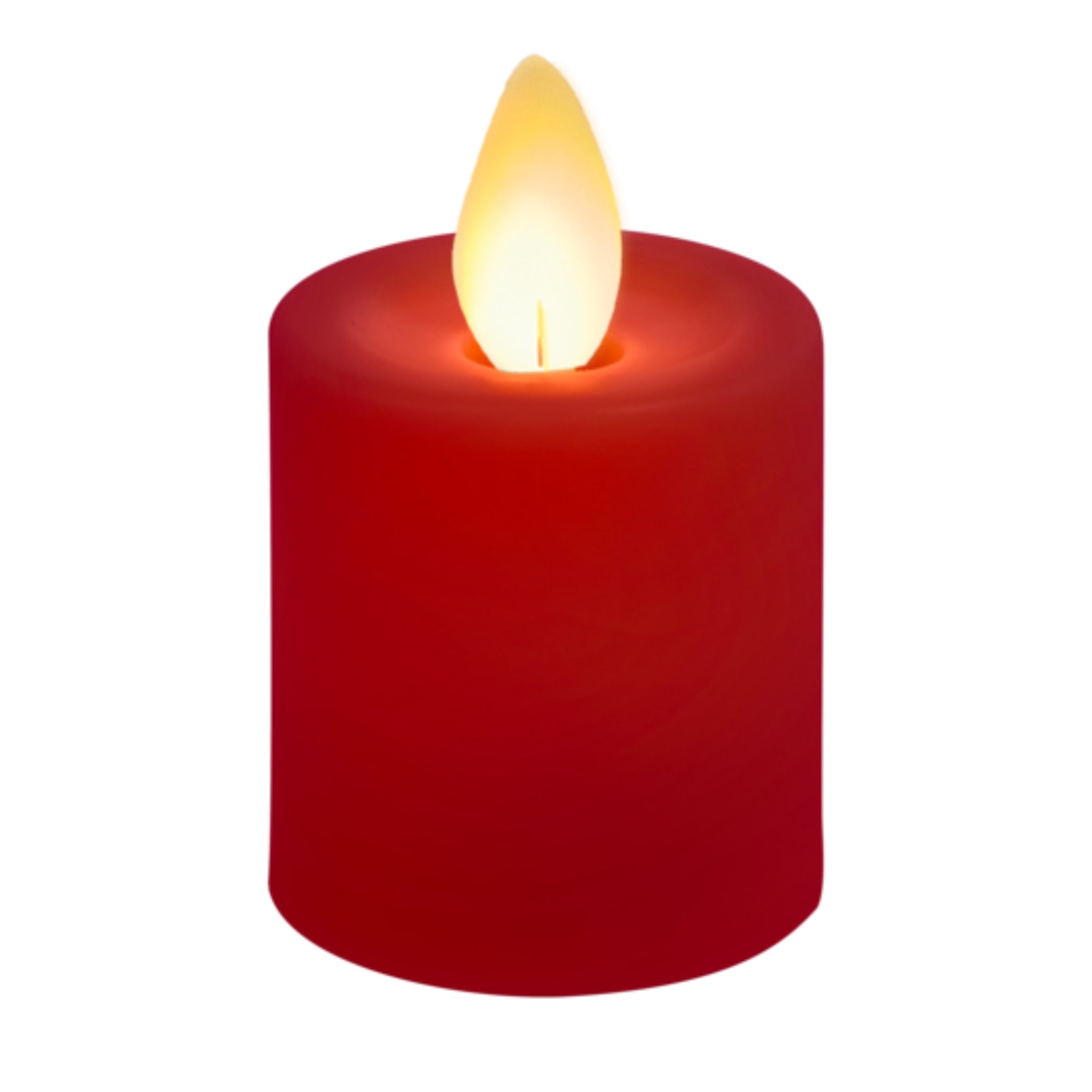 2" X 2" Votive Flameless Candle: Red