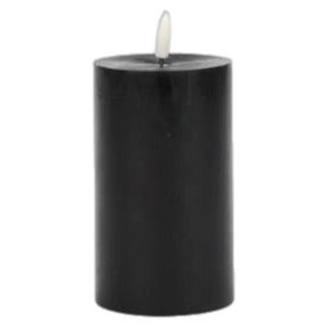 3" X 5" Pillar Flameless Candle: Black