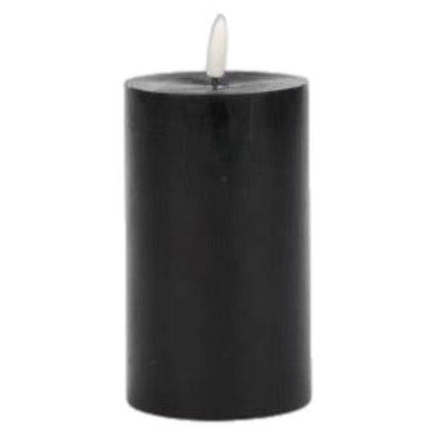 3" X 5" Pillar Flameless Candle: Black