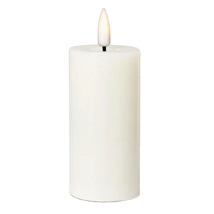 2" X 4" Pillar Flameless Candle: Cream