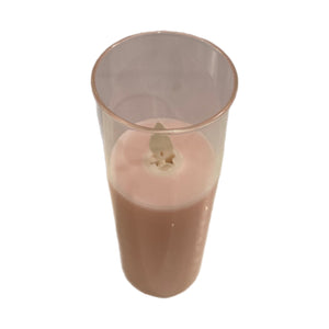 6" X 2" Pillar Flameless Candle: Pink