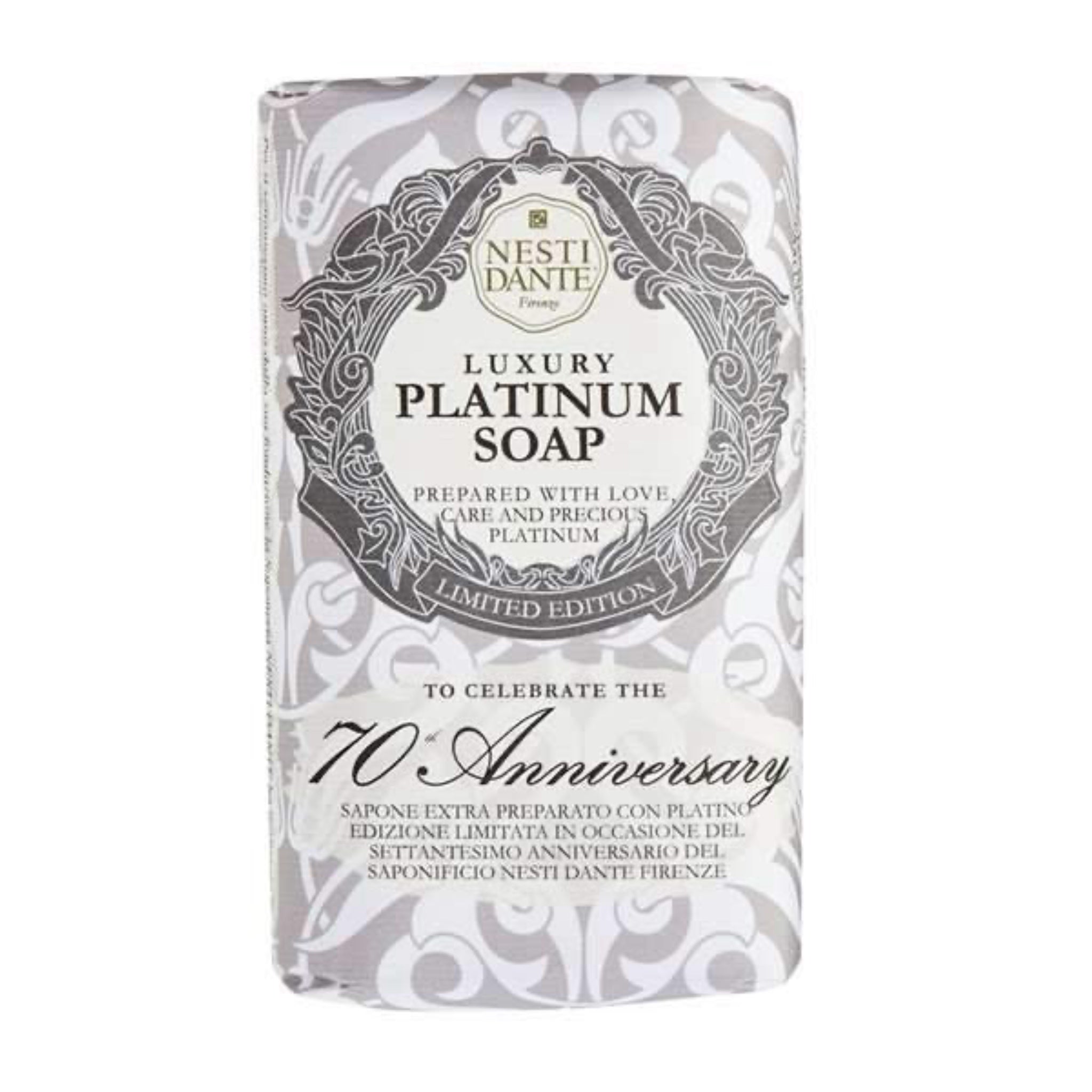 70th Anniversary Platinum Luxury Soap Bar