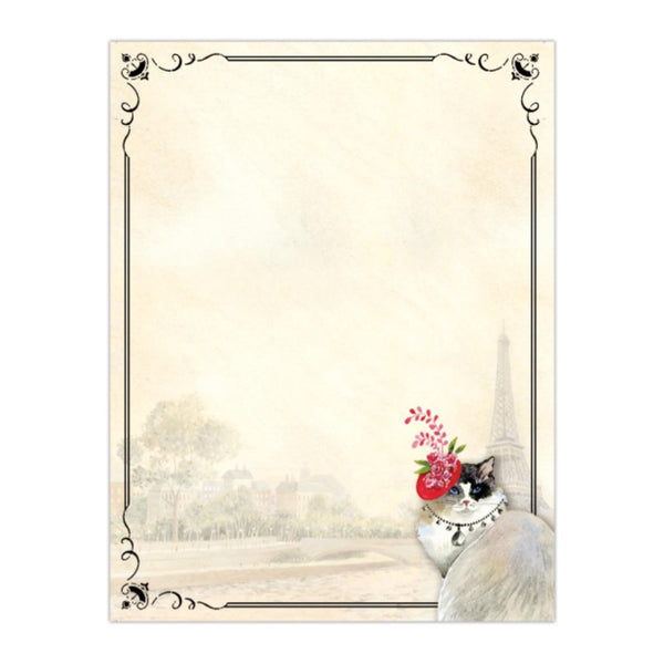 Paris Cat Pocket Notepad