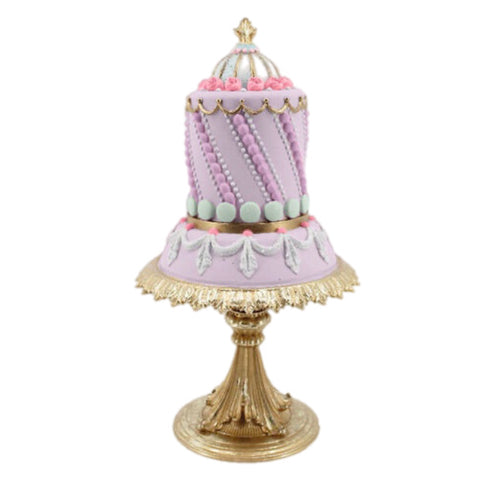 Purple Cake Figurine