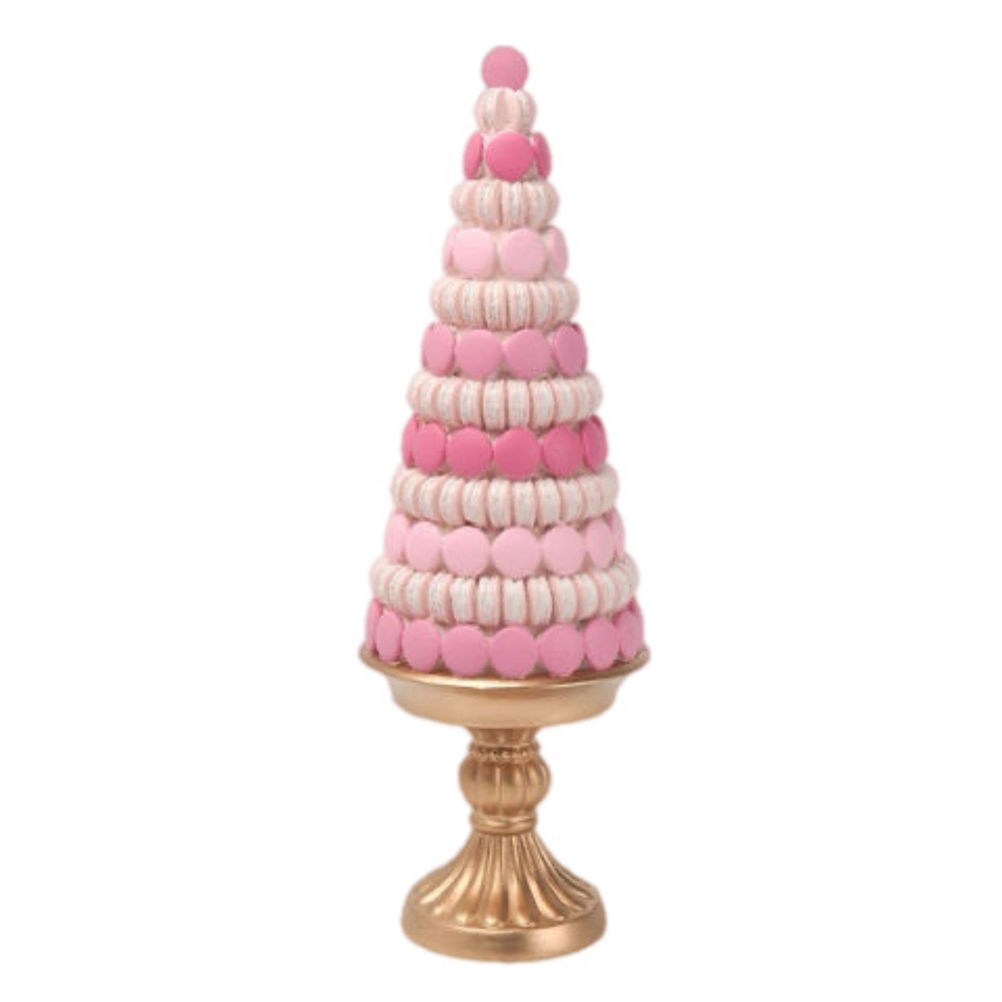 Pink Macaron Tree Figurine