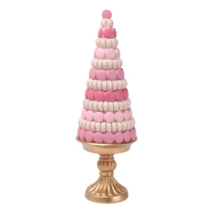 Pink Macaron Tree Figurine