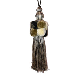 Brown Pom Pom Tassel