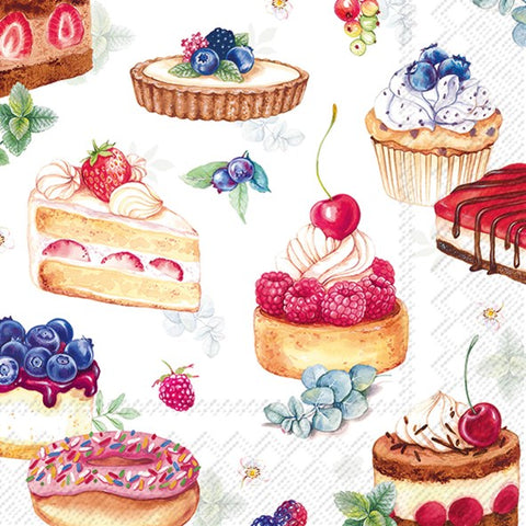 Luncheon Paper Napkin: Sweets