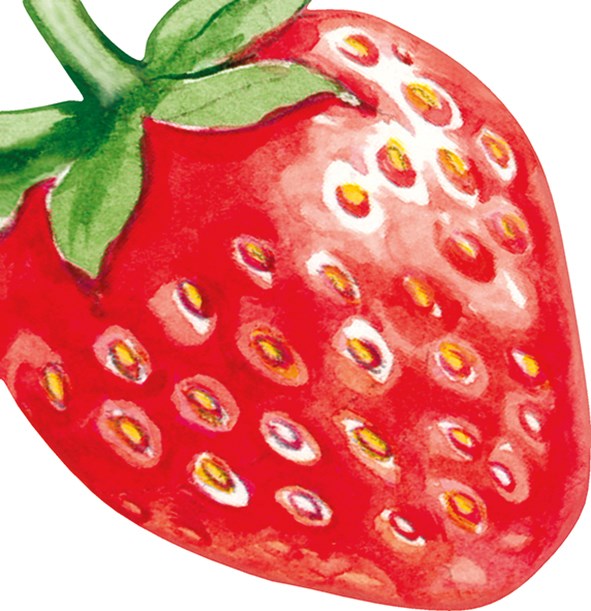 Luncheon Paper Napkin: Strawberry