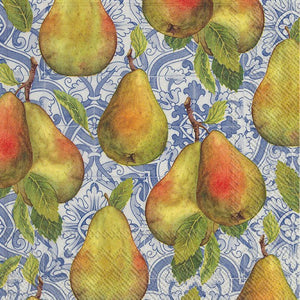 Luncheon Paper Napkin: Autumn Pears