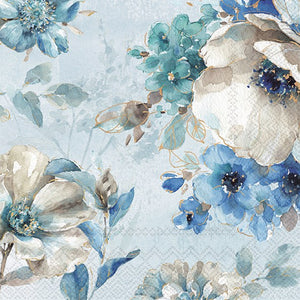 Luncheon Paper Napkin:  Blue Malea