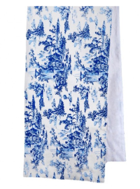 Blue Toile Table Runner