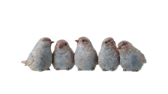 Birds In A Row Figurine