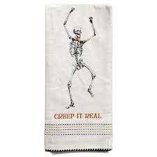 Assorted Skeleton Tea Towel, INDIVIDUALLY SOLD